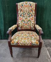 Fauteuil en bois naturel , dossier mouvementé, accotoirs à e… (photo 2)