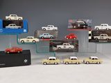 a lot of toy cars that are on display