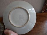 a person holding a plate with a ring on it