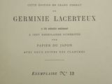 the front cover of a book with a black and white image of the title
