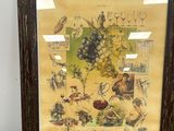 a picture of a picture of a map in a picture frame