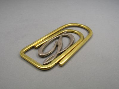 a close up of a metal object on a table