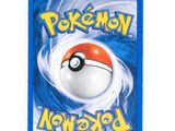 a close up of a card with a pokemon ball on it