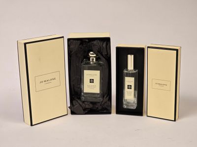 un gros plan sur une boîte contenant un flacon de parfum