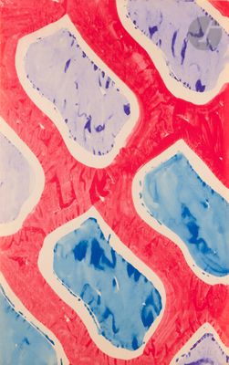 a picture of a picture of a red, blue and white pattern