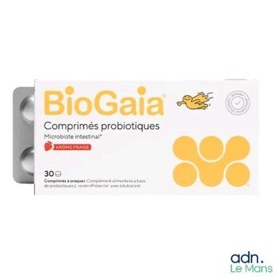 Comprimés probiotiques Biogaia, 30 comprimés