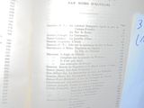 an open book with a list of items on it