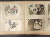 an open book with pictures of horses on it