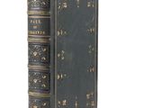 a black book with gold trimmings and gold trimmings on it
