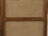 an old picture of a wooden frame with a message on it