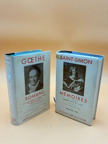 La Pléiade : SAINT-SIMON Mémoires et GOETHE Romans 