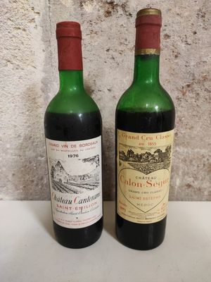 1 Bouteille Château CALON-SEGUR Saint Estèphe GCC 1975 (étiq…