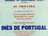 french poster for the musical ' les de portugal ' at the mont - carlo theatre in paris