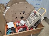 a box with a bunch of electrical equipment inside of it