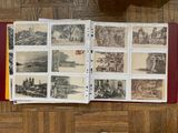an open book with a bunch of pictures on it
