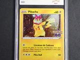 a close up of a pokemon card on a table