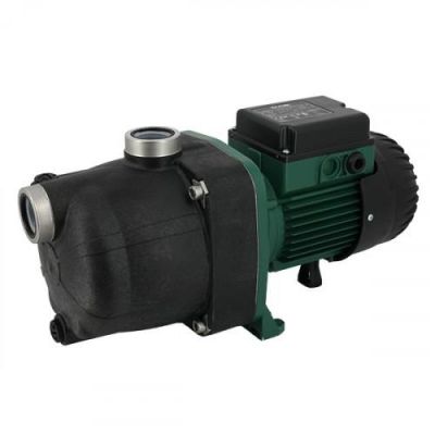 a black and green water pump on a white background