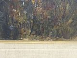 a picture of a painting on the wall of a room