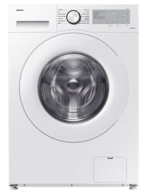 a white washing machine on a white background