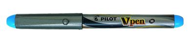 PILOT - Stylo plume jetable - Vpen Pointe M - Encre Bleu Cla…