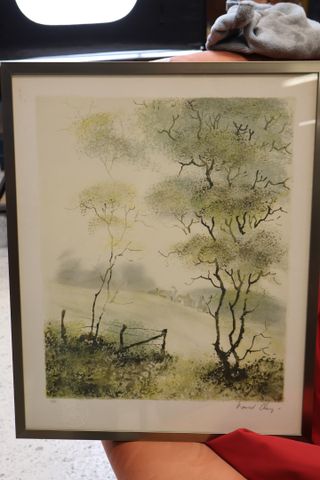 CHAROY Bernard (né en 1931) « Paysage (Mon village) ». Epreuve d’...