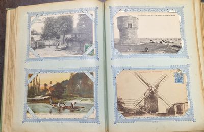 1 album contenant environ 150 cartes postales anciennes sur …