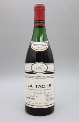 une bouteille de La Tâche, le vin le plus cher du monde