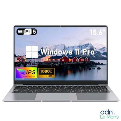 une image d'un ordinateur portable avec Windows 11 Pro à l'écran