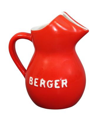 LONGCHAMP pour BERGER - PICHET publicitaire en porcelaine ro…
