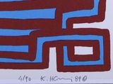 a picture of a picture of a blue and red design