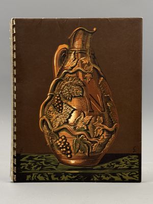 une image représentant un livre dont la couverture est ornée d'un vase