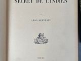 an open book with a picture of a lion on it