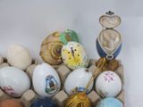 many eggs in a carton on the table