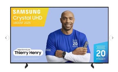 Le téléviseur Samsung Crystal UHD est en promotion à seulement 20 $
