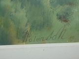 an image of a painting on a wall with writing on it