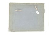 two pieces of cloth hanging on the wall next to each other