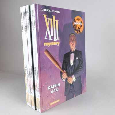 the book cover is purple and has a picture of a man in a tuxedo holding a baseball bat