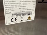 a label on the side of a refrigerator that says commercial refrigerator