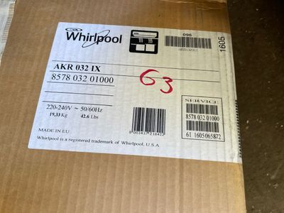 a cardboard box with a shipping sticker on it