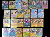 gros plan d'un paquet de cartes pokemon sur une table