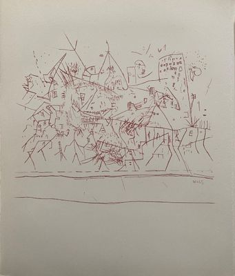 une image représentant un dessin d'un tas de lettres sur une feuille de papier