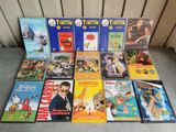 beaucoup de livres pour enfants qui traînent par terre