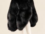 a black fur jacket on a mannequin mannequin mannequin mannequin mannequin mannequin mannequin mannequin manne