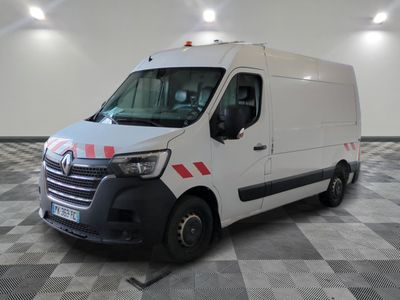 a picture of a white van parked in a garage