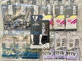 many items that are in a plastic bag on the table