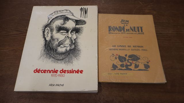 « La ronde de nuit » Sem ; « Tim », décennie dessinées 1970-1980
