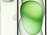 On voit un iPhone 11 d'Apple avec le logo Apple vert à l'écran.