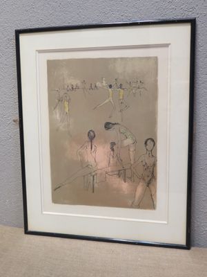 JANSEM Jean (1920-2013) E.A signée "Les danseurs en répétiti…