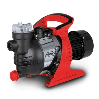 a red and black pump on a white background