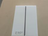 a white box on a table with a black and white number on it